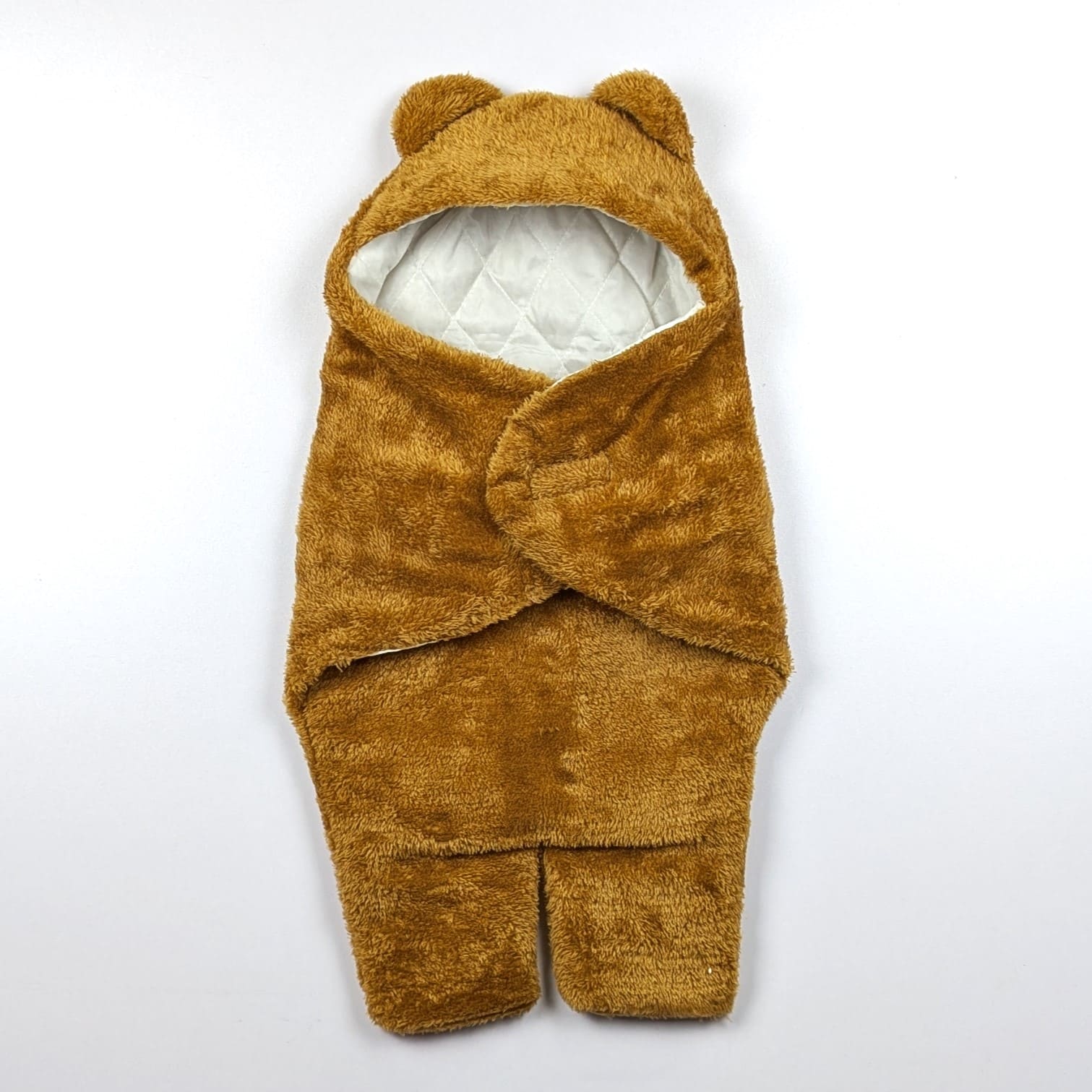 Ultra Soft Fluffy Fleece Baby Sleeping Bag Swaddle