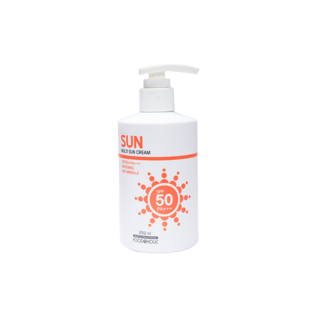 FOODAHOLIC Multi Sun Cream SPF50+ PA+++ for Face & Body - 250ml