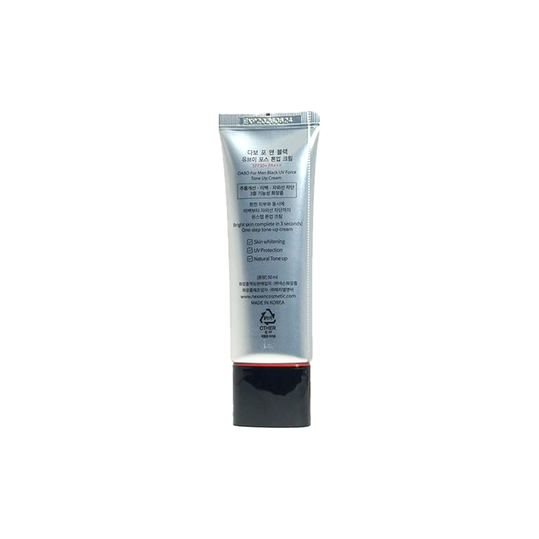 Dabo For Men Black UV Force Tone Up Cream SPF 50+ PA+++ - 50 ml