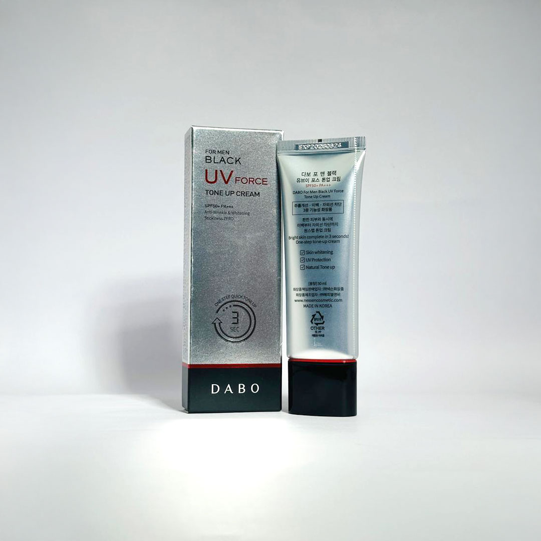 Dabo For Men Black UV Force Tone Up Cream SPF 50+ PA+++ - 50 ml