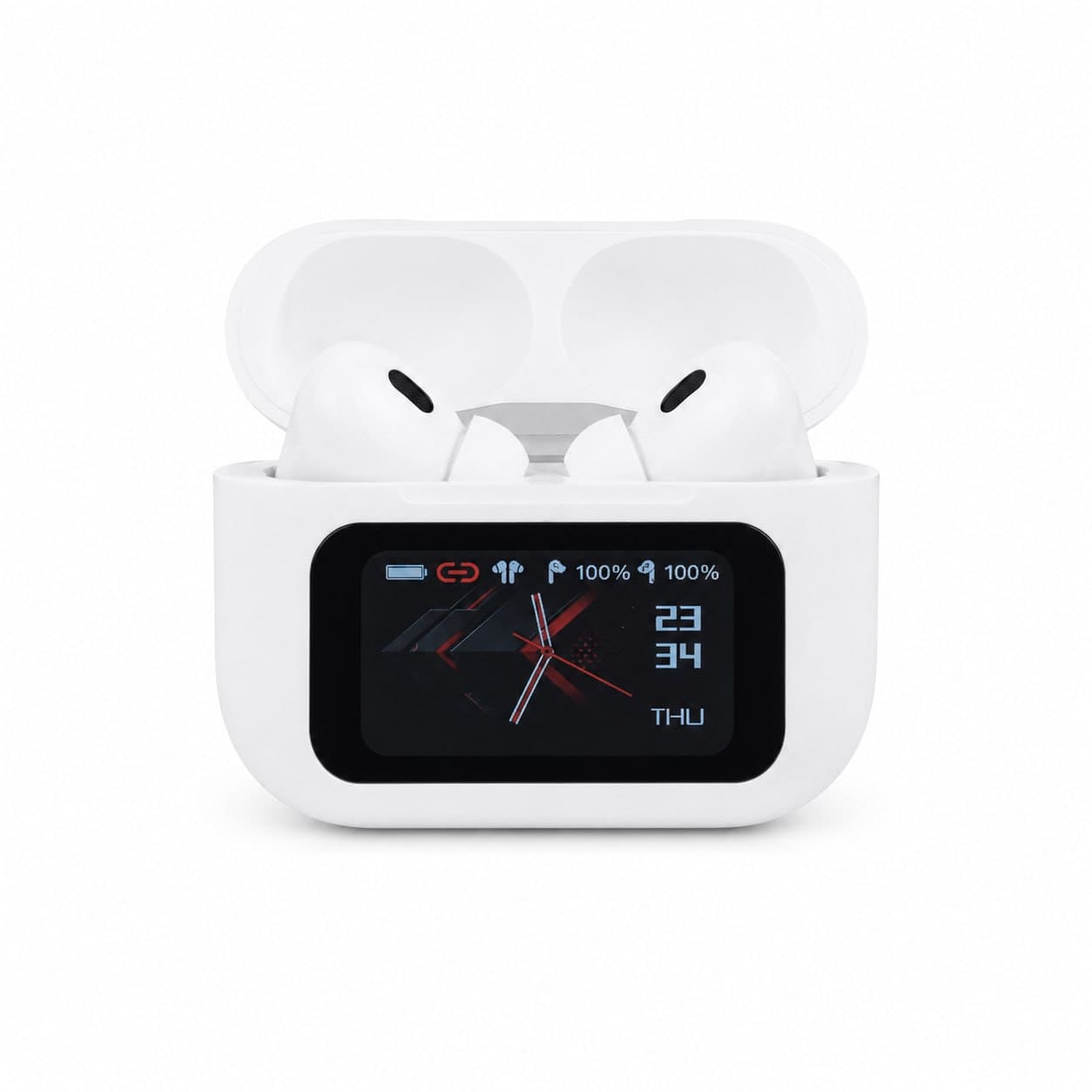 A9 Pro Smart Touch Screen ANC ENC Earbuds with App Control