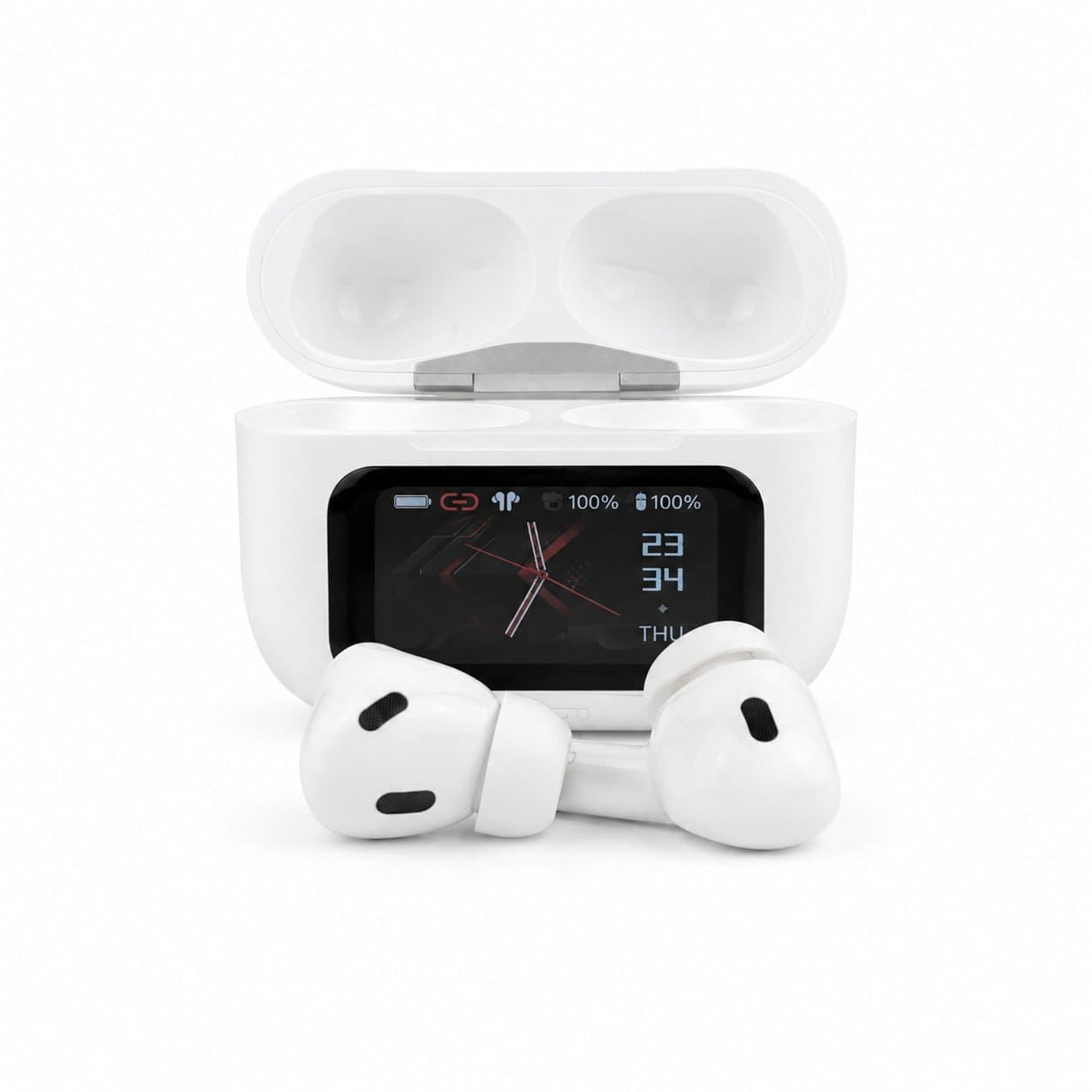 A9 Pro Smart Touch Screen ANC ENC Earbuds with App Control