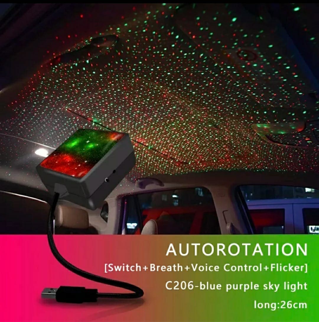 Automatic Dancing USB Interior Laser Light for Car and Room