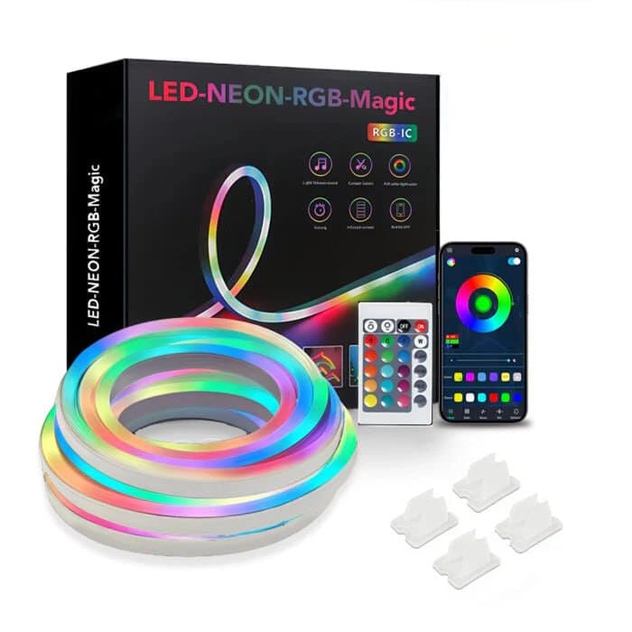 LED Neon RGB Magic Flexible Strip Light App Control