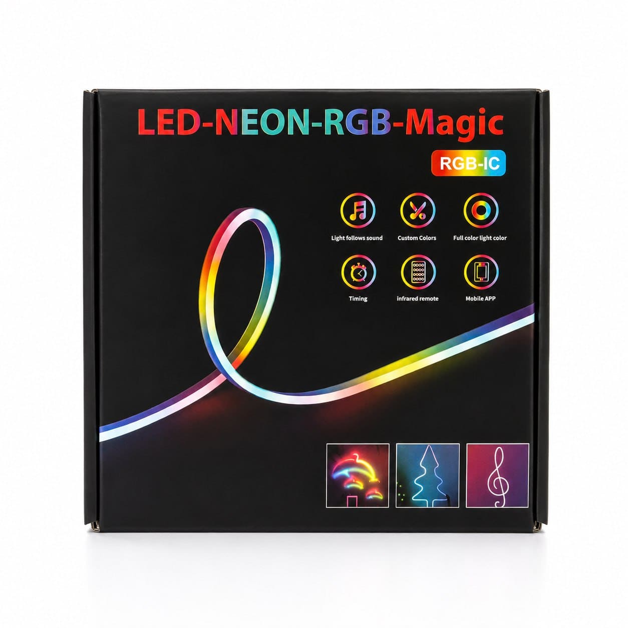 LED Neon RGB Magic Flexible Strip Light App Control