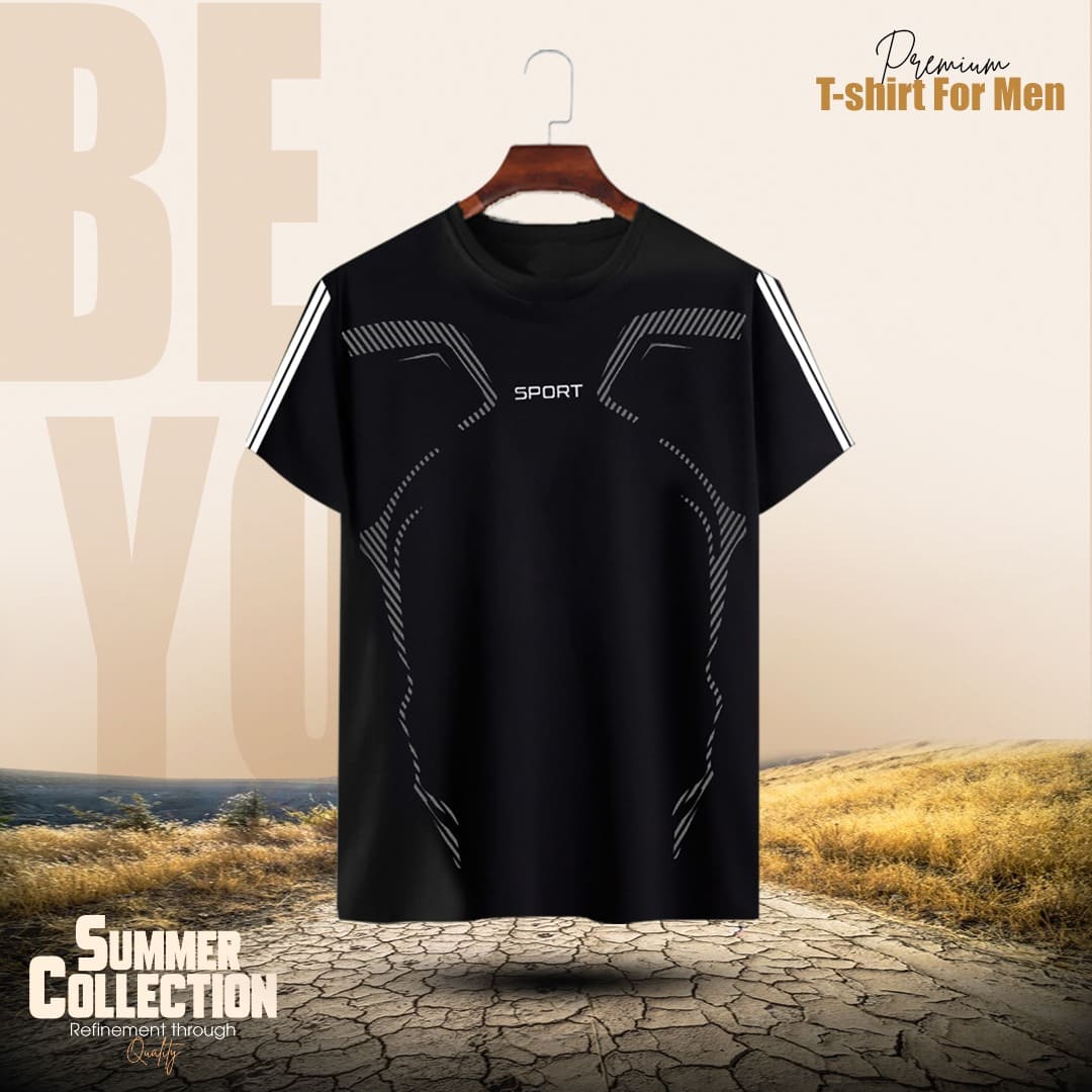 Premium Imported Chine PP Sports T-Shirt 5 Pcs Combo for Men