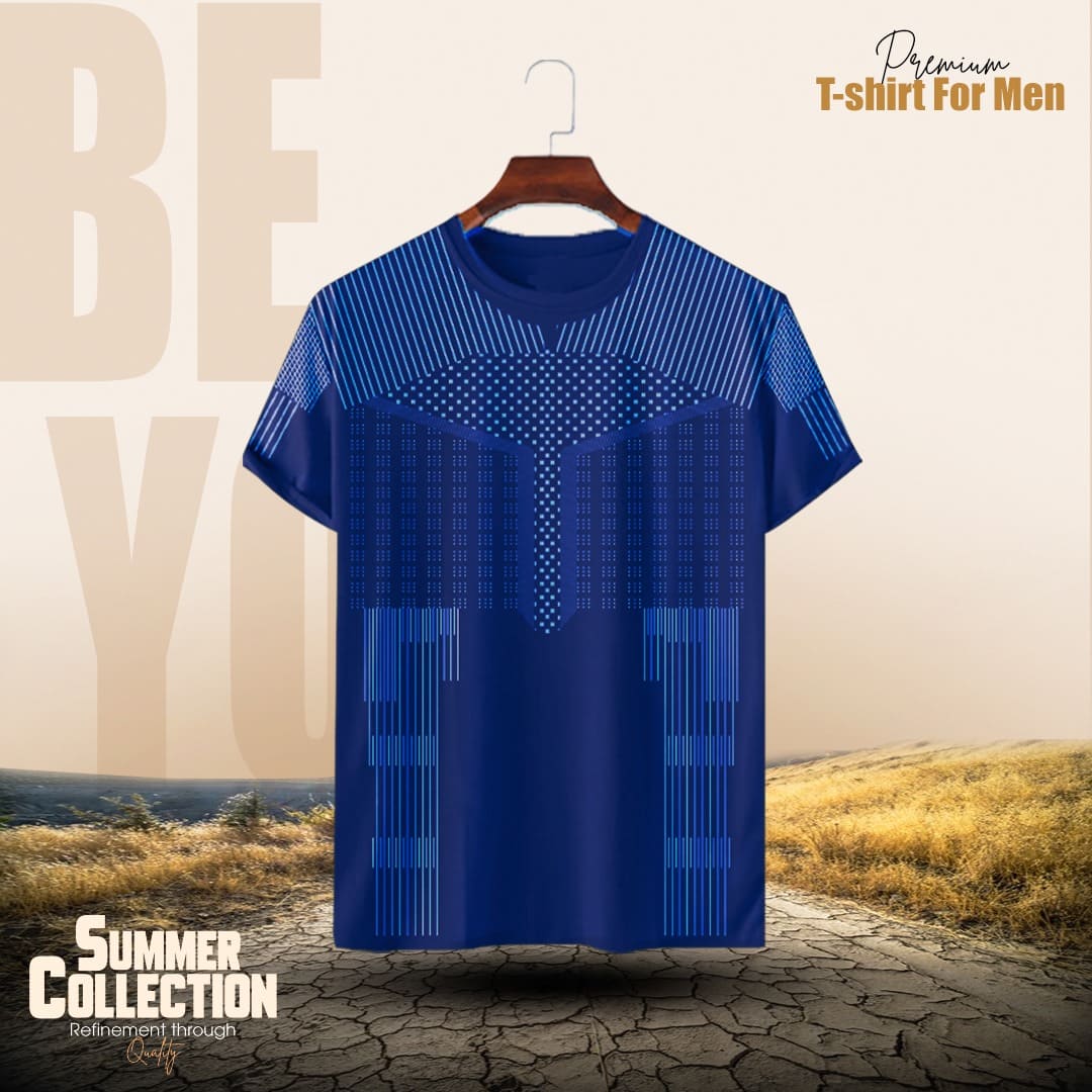 Premium Imported Chine PP Sports T-Shirt 5 Pcs Combo for Men